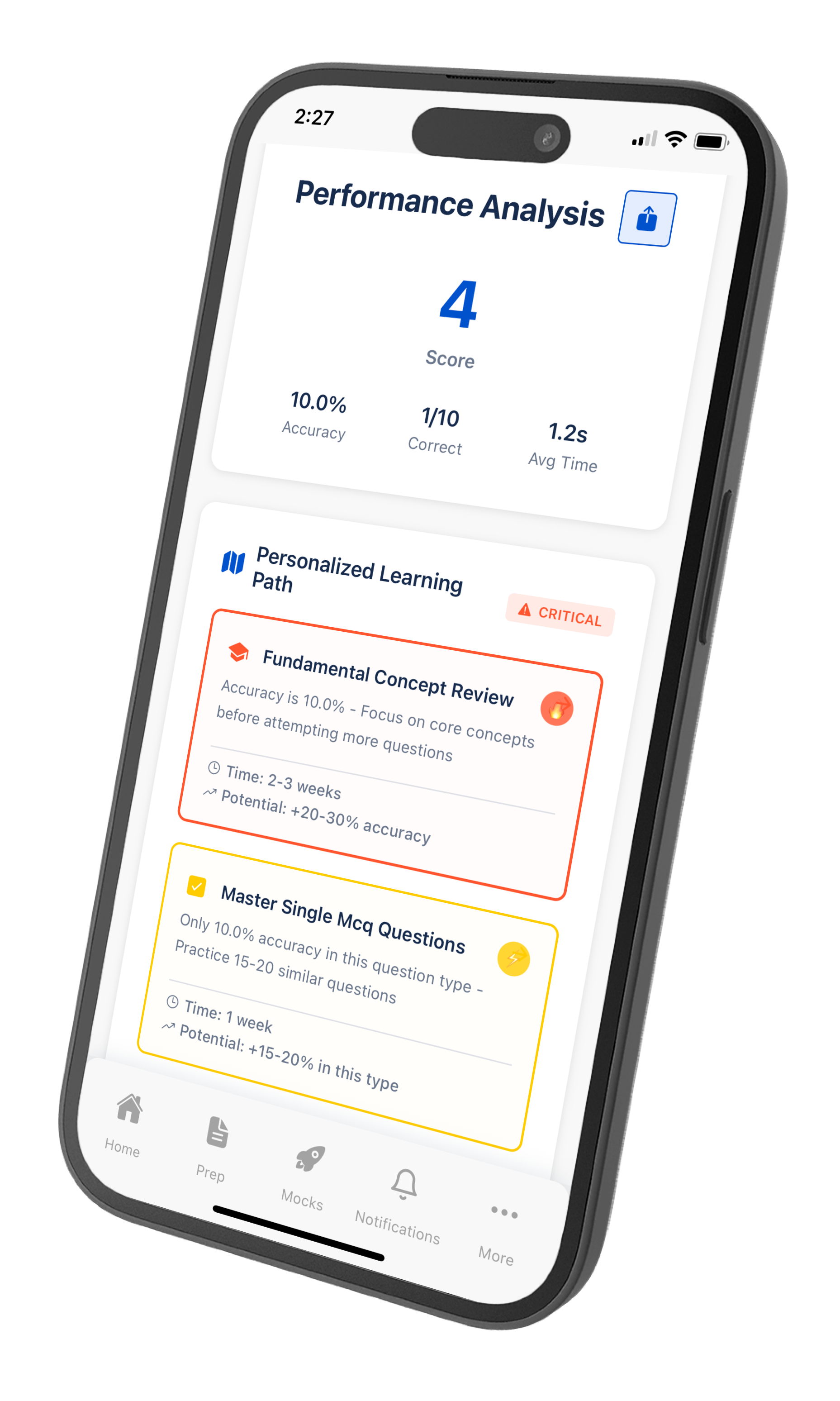 PrepOK App Interface - Live Rankings